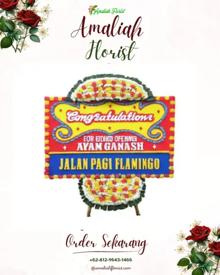 Sewa Papan Bunga Universitas Bina Nusantara